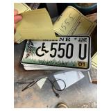 ASSORTED LICENSE PLATES