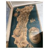 MAP WALL ART