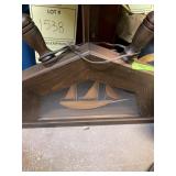 WOOD LAMP - SHIPS WHEEL / SAIL BOAT