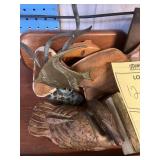 ASSORTED DECOR - FISH, DUCK, HOUSE, ETC