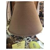 SHIP WHEEL LAMP WITH SHADE
