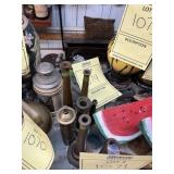 FIRE HOSE NOZZLES (SOME NYC BRONZE)
