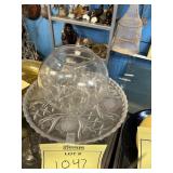 ASSORTED - GLASS PLATTER / GLASS PIECE