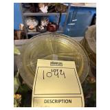 DEPRESSION GLASS DIVIDER PLATES