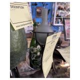 ASSORTED CANDLE HOLDERS, BUTANE, ETC