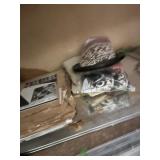 ASSORTED PIECES - CLOCK, ROSETTA STONE, ANTIQUE NE
