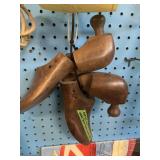 PAIR ANTIQUE WOOD SHOE MOLDS