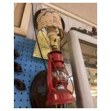 ASSORTED DECOR - METAL, BRASS, LAMP, ETC (ON PEG B