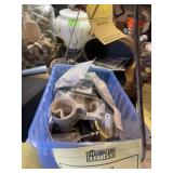 SMALL BOAT PARTS (IN PLASTIC BIN)