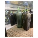 ASSORTED GLASSWARE, BOTTLES (1800