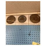 NICKEL PLATED WALL DECOR - SHIPS
