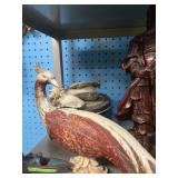 ASSORTED DECOR - FIGURINES, ROCKS, TREE, ETC (1219