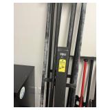 ROLLING WEIGHT BENCH WITH 2-45LB WEIGHTS (BENCH DI