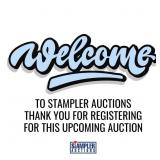 WELCOME TO STAMPLER AUCTIONS - THANK YOU FOR REGIS