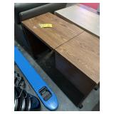 ASSORTED PIECES - ROLLING DESK / SHELVING UNIT