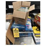 LOT OFFICE SUPPLIES - STAPLERS, SCISSORS, HEADPHON