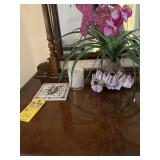 ASSORTED DECOR - CANDLE / ROOSTER TILE / SEASHELL