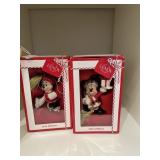 LENOX DISNEY MICKEY & MINNIE ORNAMENTS