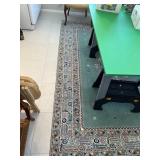 PINK & GREEN ORIENTAL RUG - COUNTRY OF ORIGIN TURK