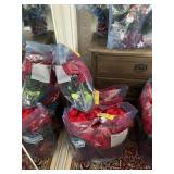 ARTIFICIAL POINSETTIA TREES