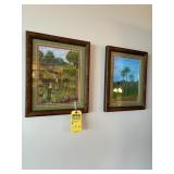 FRAMED & MATTED ARTWORK - JUNGLE LOOK - SIGNED - N