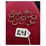 ASSORTED RINGS