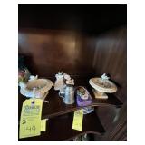 ASSORTED DECOR - STEIN, BOX, FAUX TREE, ETC (SOME