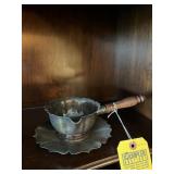 SILVER GRAVY BOAT WITH TRAY