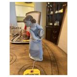 LLADRO FIGURINE - GIRL WITH DOG