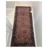 BURGUNDY & BLACK RUG - 74