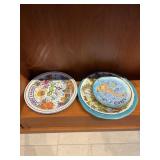 ASSORTED COLLECTIBLE TILE WITH PLATES