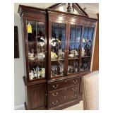 ETHAN ALLEN WOOD HUTCH WITH 2 DOORS & 3 DRAWERS
