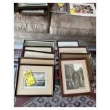 ASSORTED FRAMED ARTWORK - MOSTLY NEW YORK SCENES
