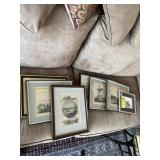 ASSORTED FRAMED ARTWORK - MOSTLY BROOKLYN SCENES