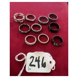 ASSORTED RINGS