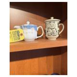 ASSORTED CAT TEA CUPS WITH LID