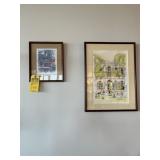 FRAMED & MATTED ARTWORK - HEMMINGWAY KEY WEST HOUS