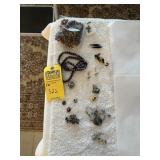 ASSORTED ENAMEL & BEAD JEWELRY - NECKLACES, PINS,