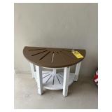 HALF-MOON OUTDOOR TABLE