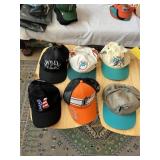 ASSORTED SPORTS HATS - MARLINS, DOLPHINS, ETC