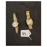 GOLD TONE QUARTZ WATCHES
