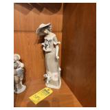 LLADRO FIGURINE - LADY WITH PUPPIES