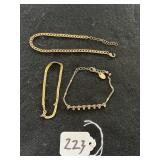 ASSORTED BRACELETS / ANKLETS