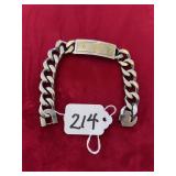 STAINLESS STEEL ID BRACELET - 75g