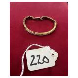 GOLD COLOR BRACELET WITH STONES
