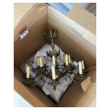 LARGE CHANDELIER WITH CRYSTALS
