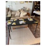 SMALL BLACK FOLDING TABLES