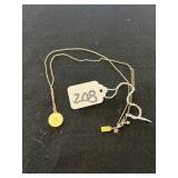 KATE SPADE NECKLACE WITH CHARM - 22