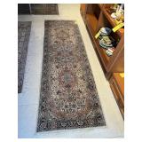 PINK & BLACK ORIENTAL RUG - 94
