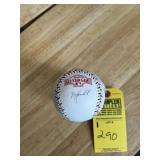 SIGNED BASEBALL - MIKE LOWELL